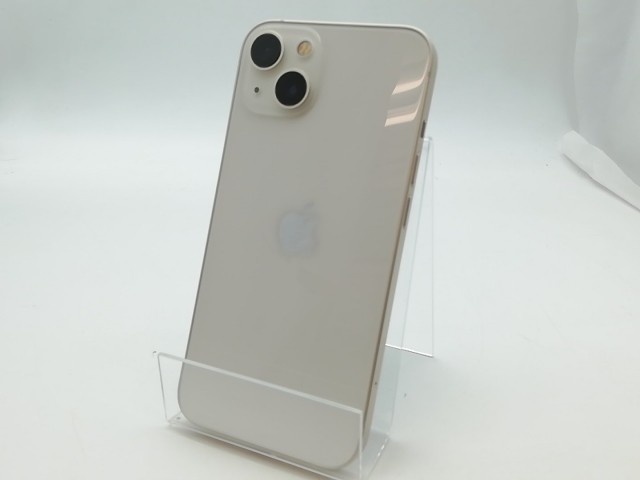 【中古】Apple SoftBank 【SIMフリー】 iPhone 13 128GB スターライト MLND3J/A【柏】保証期間１ヶ月【ランクA】