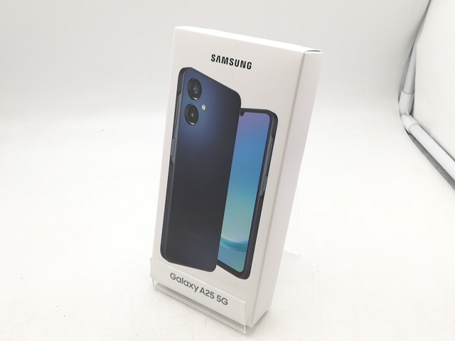 【未使用】SAMSUNG au 【SIMフリー】 Galaxy A25 5G ブラック 4GB 64GB SCG33【府中ル・シーニュ】保証期間３ヶ月