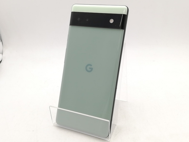 【中古】Google SoftBank 【SIMフリー】 Pixel 6a セージ 6GB 128GB GB17L【柏】保証期間１週間【ランクC】