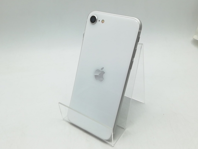 【中古】Apple au 【SIMロック解除済み】 iPhone SE（第2世代） 128GB ホワイト MXD12J/A【柏】保証期間１週間【ランクC】