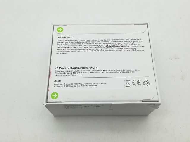 【未使用】Apple AirPods Pro 3 MFHP4J/A【柏】保証期間１ヶ月