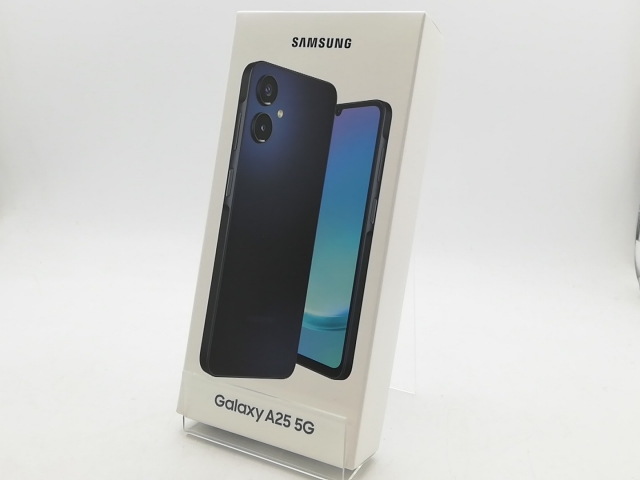 【未使用】SAMSUNG au 【SIMフリー】 Galaxy A25 5G ブラック 4GB 64GB SCG33【柏】保証期間３ヶ月