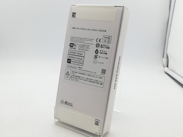 【未使用】SAMSUNG au 【SIMフリー】 Galaxy A25 5G ブラック 4GB 64GB SCG33【柏】保証期間３ヶ月