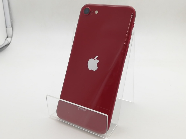 【中古】Apple au 【SIMフリー】 iPhone SE（第3世代） 128GB (PRODUCT)RED MMYH3J/A【柏】保証期間１ヶ月【ランクB】