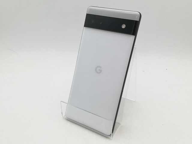 【中古】Google 国内版 【SIMフリー】 Pixel 6a チョーク 6GB 128GB GB17L【柏】保証期間１ヶ月【ランクB】