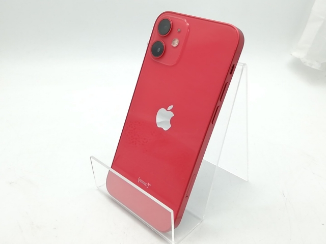 【中古】Apple docomo 【SIMロック解除済み】 iPhone 12 mini 64GB (PRODUCT)RED MGAE3J/A【秋葉本店】保証期間１ヶ月【ランクB】