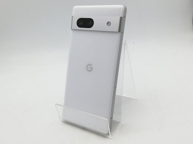 【中古】【赤ロム保証あり】Google au 【SIMフリー】 Pixel 7a スノー 8GB 128GB G82U8【柏】保証期間１ヶ月【ランクB】
