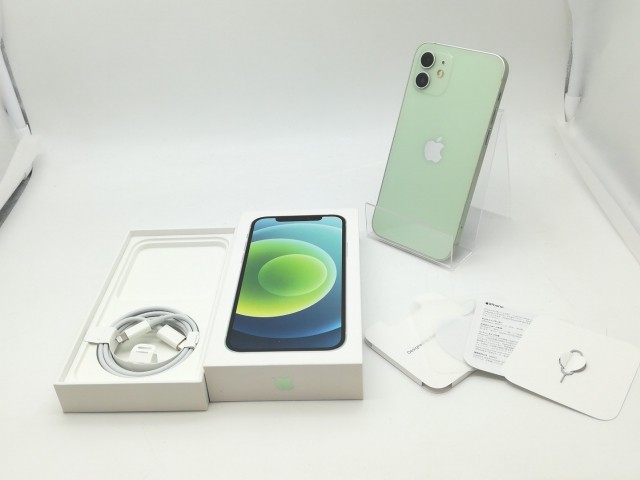 【中古】Apple 国内版 【SIMフリー】 iPhone 12 128GB グリーン MGHY3J/A【柏】保証期間１ヶ月【ランクB】