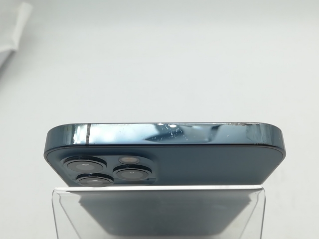 【中古】Apple SoftBank 【SIMロック解除済み】 iPhone 12 Pro 256GB パシフィックブルー MGMD3J/A【柏】保証期間１週間【ランクC】_2
