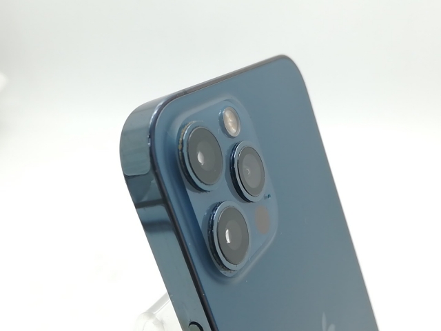 【中古】Apple SoftBank 【SIMロック解除済み】 iPhone 12 Pro 256GB パシフィックブルー MGMD3J/A【柏】保証期間１週間【ランクC】_6