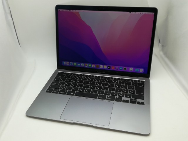 【中古】Apple MacBook Air 13インチ M1(CPU:8C/GPU:7C) 8GB/256GB スペースグレイ MGN63J/A (M1・2020)【柏】保証期間１ヶ月【ランクB】