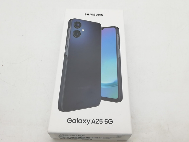 【未使用】SAMSUNG au 【SIMフリー】 Galaxy A25 5G ブラック 4GB 64GB SCG33【柏】保証期間３ヶ月