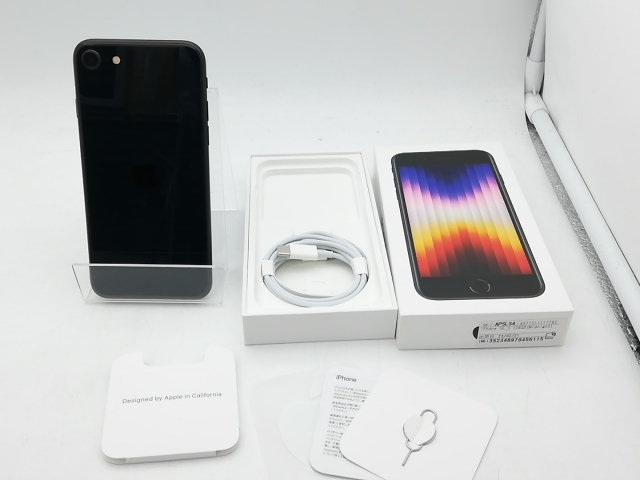【中古】Apple SoftBank 【SIMフリー】 iPhone SE（第3世代） 128GB ミッドナイト MMYF3J/A【柏】保証期間１ヶ月【ランクB】_8