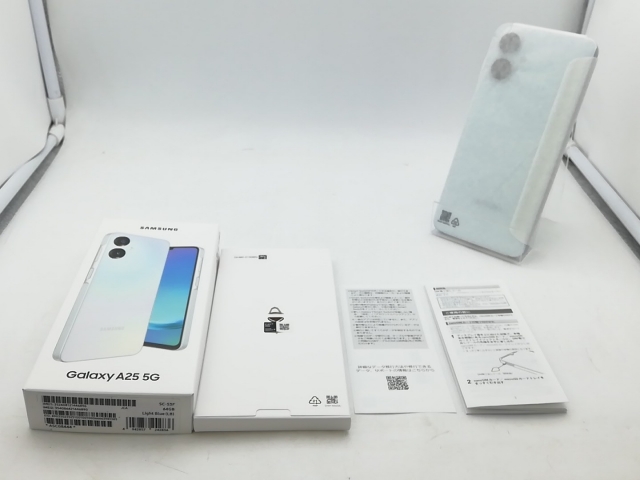 【未使用】SAMSUNG docomo 【SIMフリー】 Galaxy A25 5G ライトブルー 4GB 64GB SC-53F【新宿東口】保証期間３ヶ月_2