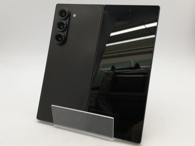 【中古】SAMSUNG 国内版 【SIMフリー】 Galaxy Z Fold6 クラフテッドブラック 12GB 256GB SM-F956QAKASJP【柏】保証期間１ヶ月【ランクB】