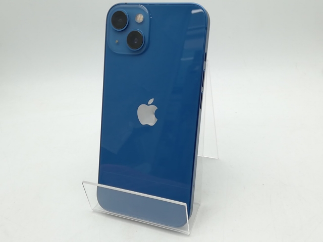 【中古】Apple docomo 【SIMフリー】 iPhone 13 512GB ブルー MLNT3J/A【柏】保証期間１ヶ月【ランクB】