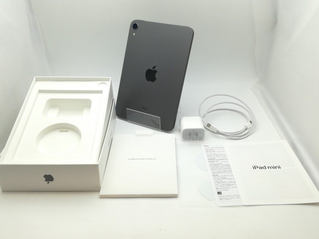 【中古】Apple iPad mini（第6世代/2021） Wi-Fiモデル 256GB スペースグレイ MK7T3J/A【柏】保証期間１ヶ月【ランクB】