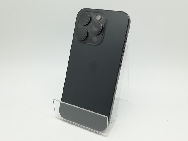 【中古】Apple 国内版 【SIMフリー】 iPhone 15 Pro 128GB ブラックチタニウム MTU73J/A【柏】保証期間１ヶ月【ランクA】