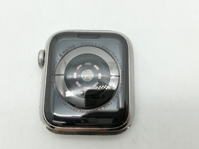 【中古】Apple Apple Watch Series4 Cellular 40粍 シルバーステンレスケース (ダンス楽隊皆無)【柏】言いはなつ継続期間１週【位置づけるC】