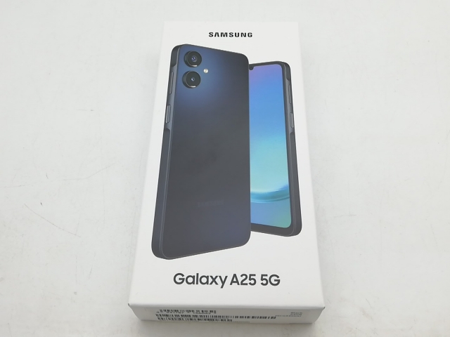【未使用】SAMSUNG au 【SIMフリー】 Galaxy A25 5G ブラック 4GB 64GB SCG33【府中ル・シーニュ】保証期間３ヶ月