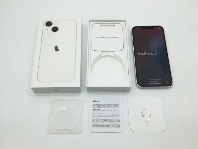 新品iPhone 13 mini スターライト 128 GB au 中古】Apple iPhone