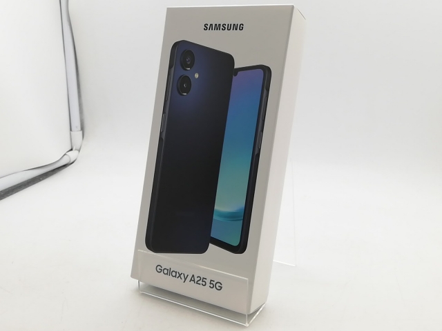 【未使用】SAMSUNG au 【SIMフリー】 Galaxy A25 5G ブラック 4GB 64GB SCG33【DS秋葉】保証期間３ヶ月