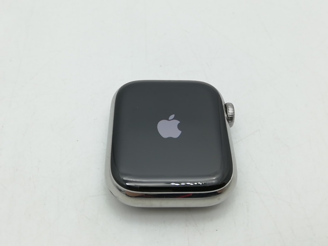 【中古】Apple Apple Watch HERMES Series8 41mm Cellular シルバーステンレススチールケース (バンド無し)【柏】保証期間１ヶ月【ランクB】