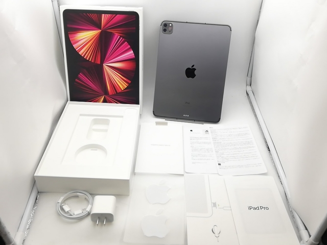 【中古】Apple 国内版 【SIMフリー】 11インチ iPad Pro（第3世代/2021） 512GB スペースグレイ MHW93J/A【DS秋葉】保証期間１ヶ月【ランクB】_7