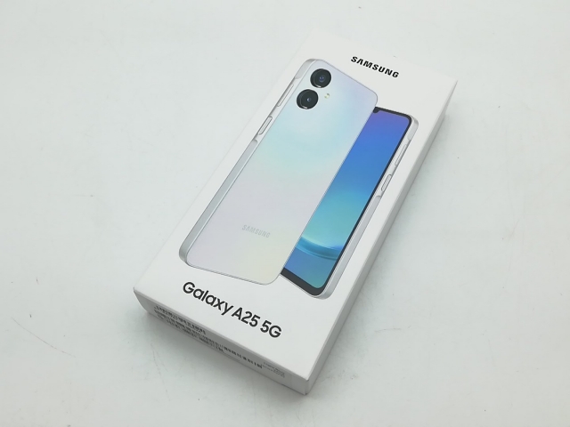 【未使用】SAMSUNG au 【SIMフリー】 Galaxy A25 5G ライトブルー 4GB 64GB SCG33【柏】保証期間３ヶ月