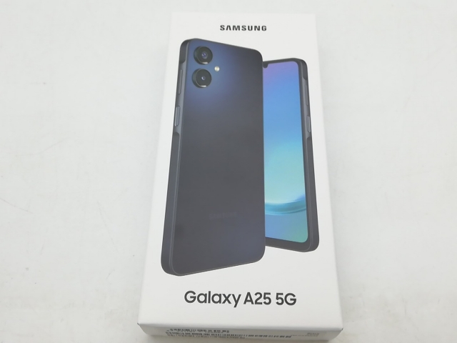 【未使用】SAMSUNG au 【SIMフリー】 Galaxy A25 5G ブラック 4GB 64GB SCG33【柏】保証期間３ヶ月