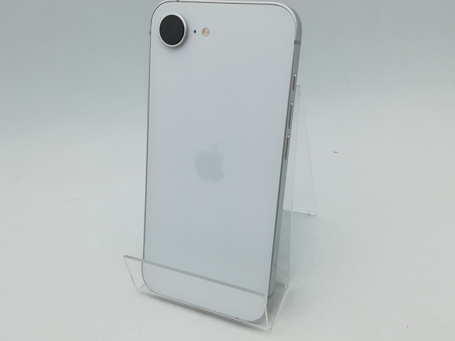 【中古】Apple docomo 【SIMフリー】iPhone 16e 128GB ホワイト MD1R4J/A【柏】保証期間１ヶ月【ランクA】