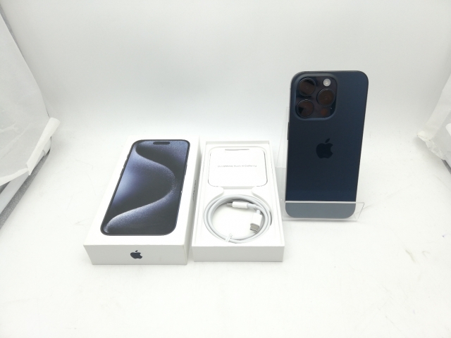 【中古】Apple 国内版 【SIMフリー】 iPhone 15 Pro 256GB ブルーチタニウム MTUG3J/A【柏】保証期間１ヶ月【ランクB】_7