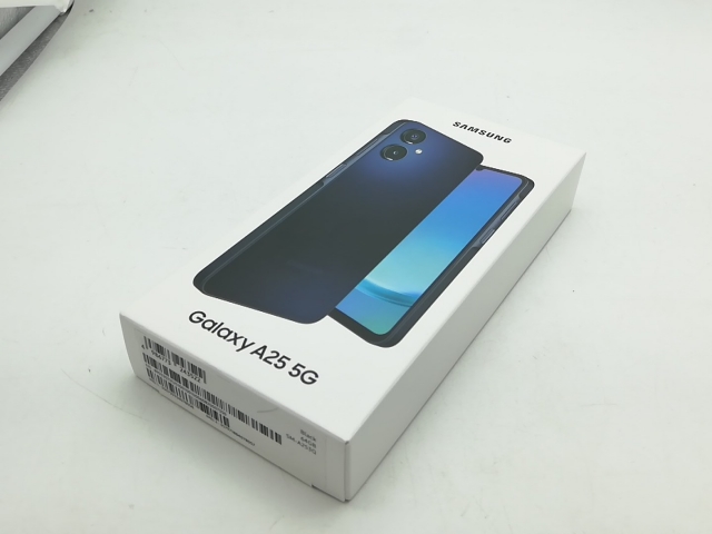 【未使用】SAMSUNG 国内版 【SIMフリー】 Galaxy A25 5G ブラック 4GB 64GB【柏】保証期間３ヶ月
