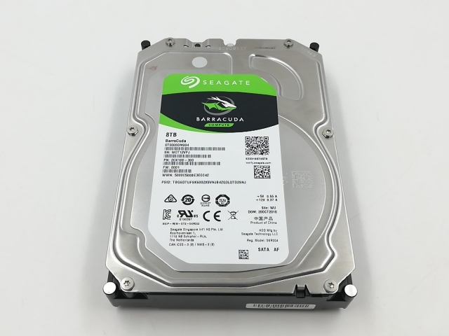 中古　Seagate 3.5インチHDD 8TB ST8000DM004 中古】Seagate ST8000DM004 8TB/5400rpm/256MB/6Gbps【千葉