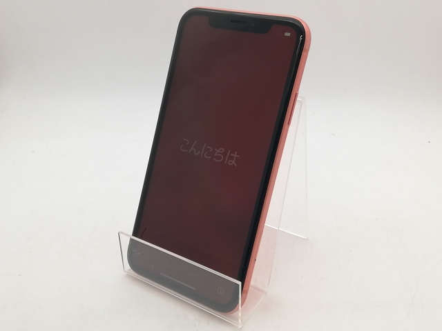 中古】Apple au 【SIMロック解除済み】 iPhone XR 128GB コーラル 