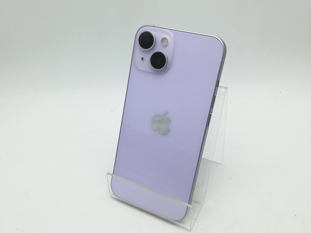 【中古】Apple 国内版 【SIMフリー】 iPhone 14 256GB パープル MPW93J/A【新橋烏森通り】保証期間１ヶ月【ランクB】