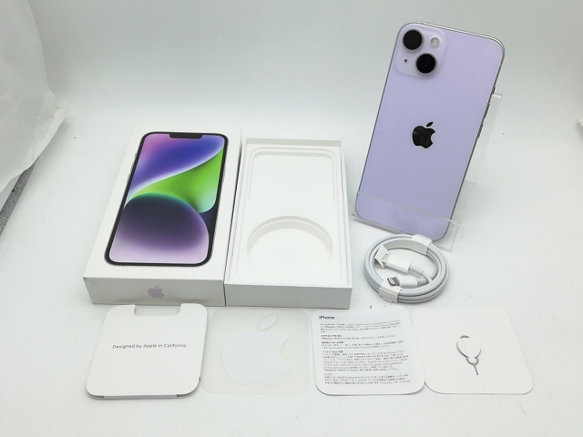 【中古】Apple 国内版 【SIMフリー】 iPhone 14 256GB パープル MPW93J/A【新橋烏森通り】保証期間１ヶ月【ランクB】_7