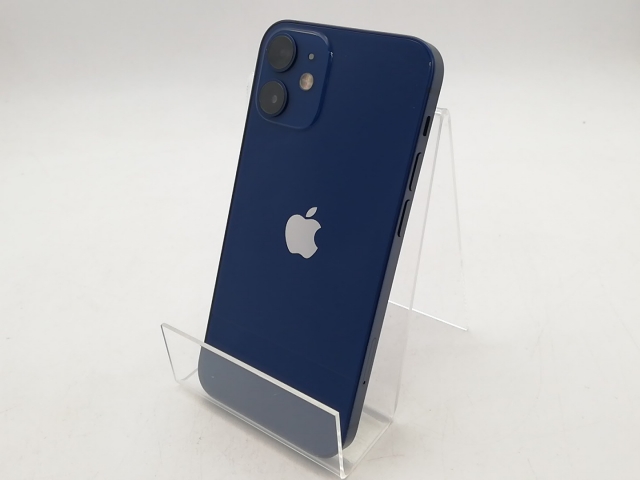 【中古】Apple 国内版 【SIMフリー】 iPhone 12 mini 128GB ブルー MGDP3J/A【柏】保証期間１ヶ月【ランクB】