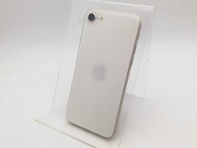 【中古】Apple SoftBank 【SIMフリー】 iPhone SE（第3世代） 64GB スターライト MMYD3J/A【柏】保証期間１週間【ランクC】