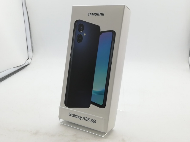 【未使用】SAMSUNG au 【SIMフリー】 Galaxy A25 5G ブラック 4GB 64GB SCG33【柏】保証期間３ヶ月