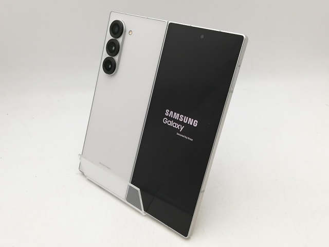 【中古】SAMSUNG 国内版 【SIMフリー】 Galaxy Z Fold6 ホワイト 12GB 256GB SM-F956QZWASJP【柏】保証期間1ヶ月【ランクB】