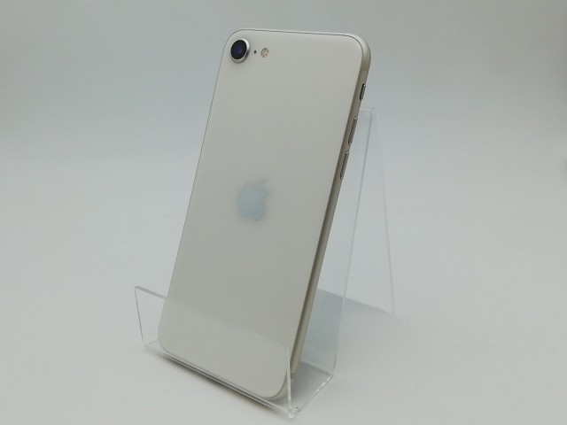 【中古】Apple ymobile 【SIMフリー】 iPhone SE（第3世代） 64GB スターライト MMYD3J/A【柏】保証期間１ヶ月【ランクB】