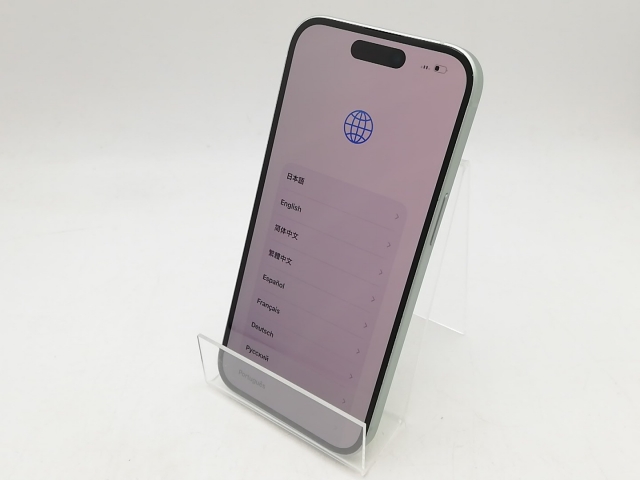 【中古】Apple 国内版 【SIMフリー】 iPhone 15 256GB グリーン MTMT3J/A【柏】保証期間１ヶ月【ランクB】_1