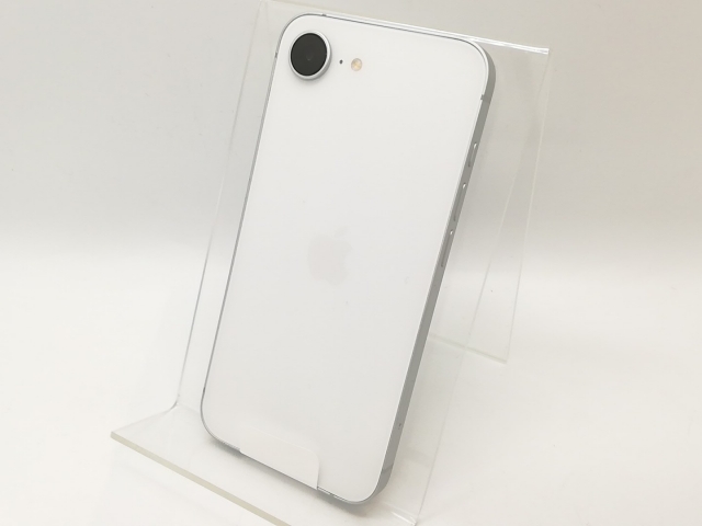 【未使用】Apple UQmobile 【SIMフリー】 iPhone 16e 128GB ホワイト MD1R4J/A【秋葉3号】保証期間３ヶ月_1