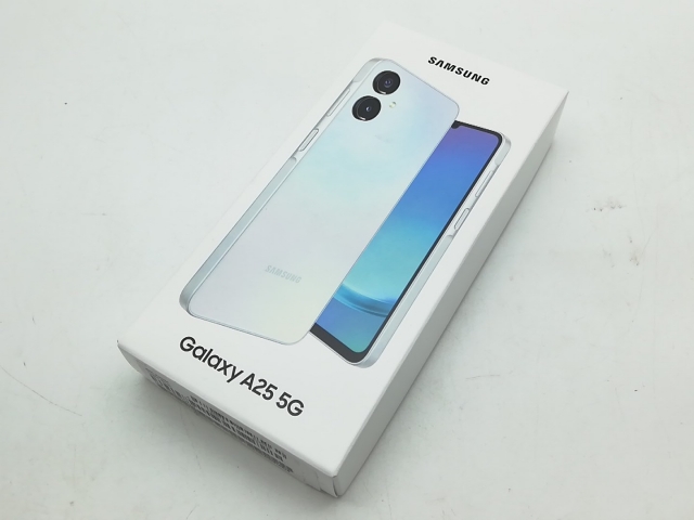 【未使用】SAMSUNG 楽天モバイル 【SIMフリー】 Galaxy A25 5G ライトブルー 4GB 64GB【柏】保証期間３ヶ月