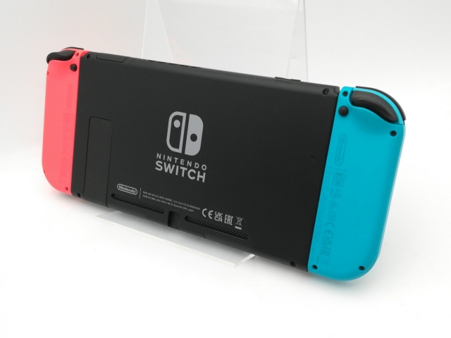中古】Nintendo Switch 本体 Joy-Con(L) ネオンブルー/(R
