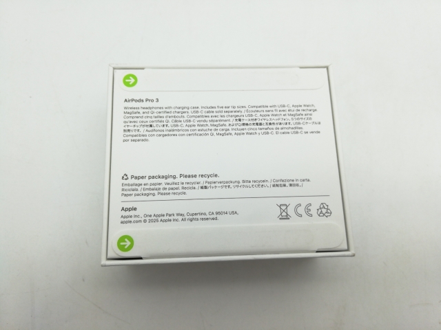 未使用】Apple AirPods Pro 3 MFHP4J/A【柏】保証期間1週間