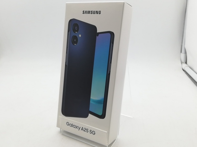 【未使用】SAMSUNG au 【SIMフリー】 Galaxy A25 5G ブラック 4GB 64GB SCG33【新橋】保証期間３ヶ月