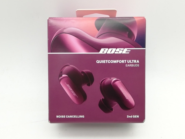 【未使用】BOSE QuietComfort Ultra Earbuds 第2世代 [ディーププラム]【柏】保証期間１ヶ月