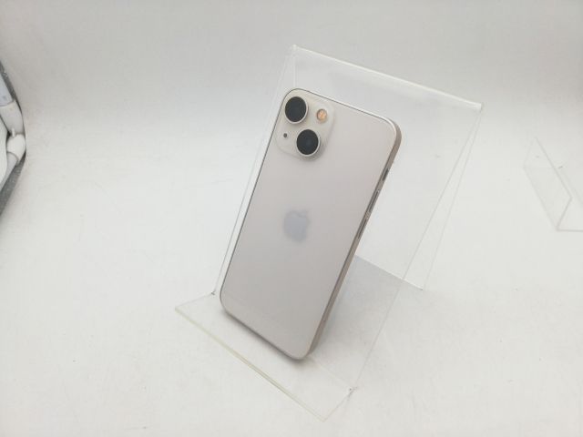 【中古】Apple docomo 【SIMフリー】 iPhone 13 mini 128GB スターライト MLJE3J/A【柏】保証期間１週間【ランクC】